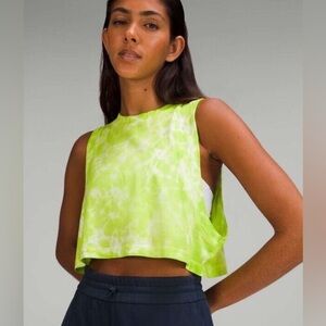 Lululemon all yours cropped tank.